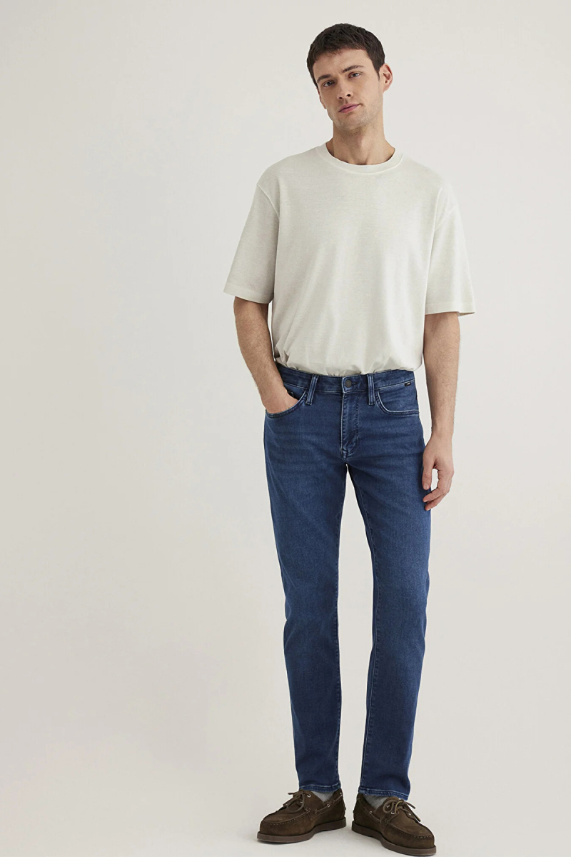 Mavi Erkek Marcus Sporty Jean Pantolon M0035182162 Koyu Mavi Koyu Mavi