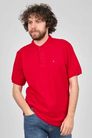 Mcl Erkek Polo Yaka T-Shirt 2072495 Kırmızı Kırmızı