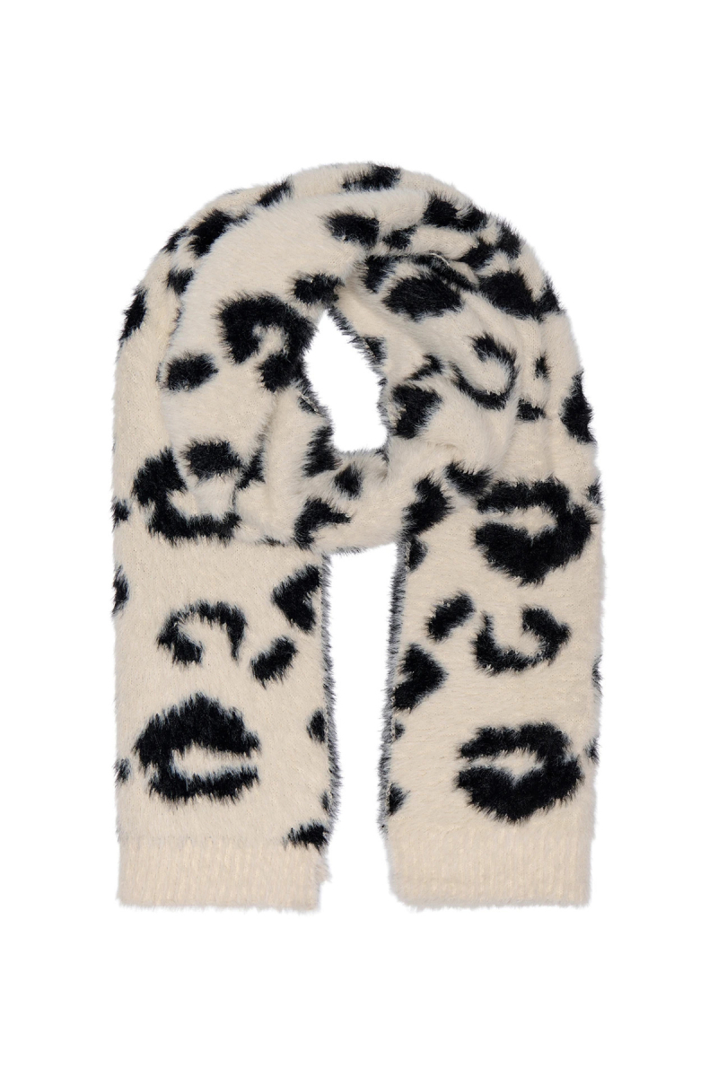 Only Kadın Onlbeatrız Yumuşak Dokulu Atkı 15349823 Siyah-Leopar SİYAH-LEOPAR