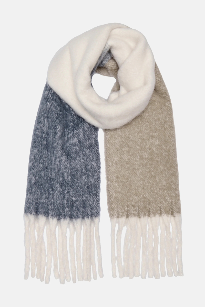 Only Kadın Onlbonnıe Püskül Detaylı Yumuşak Dokulu Atkı 15298453 Mavi Mavi