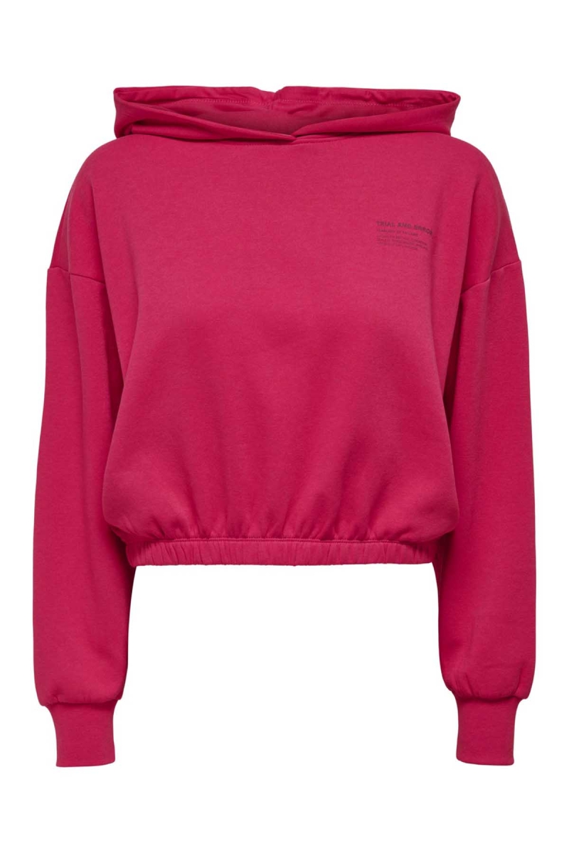 Only Kadın Onlcooper Kapüşonlu Sweatshirt 65515239888 Fuşya Fuşya