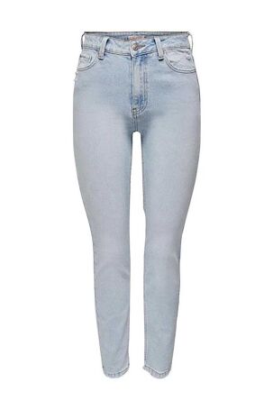 Only Kadın Onlemıly Yüksek Bel Slim Fit Jean Pantolon 15290361 Açık Mavi Açık Mavi