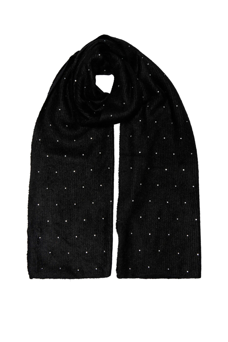 Only Kadın Onlkatherıne Taş Detaylı Yünlü Atkı 15349814 Siyah Siyah