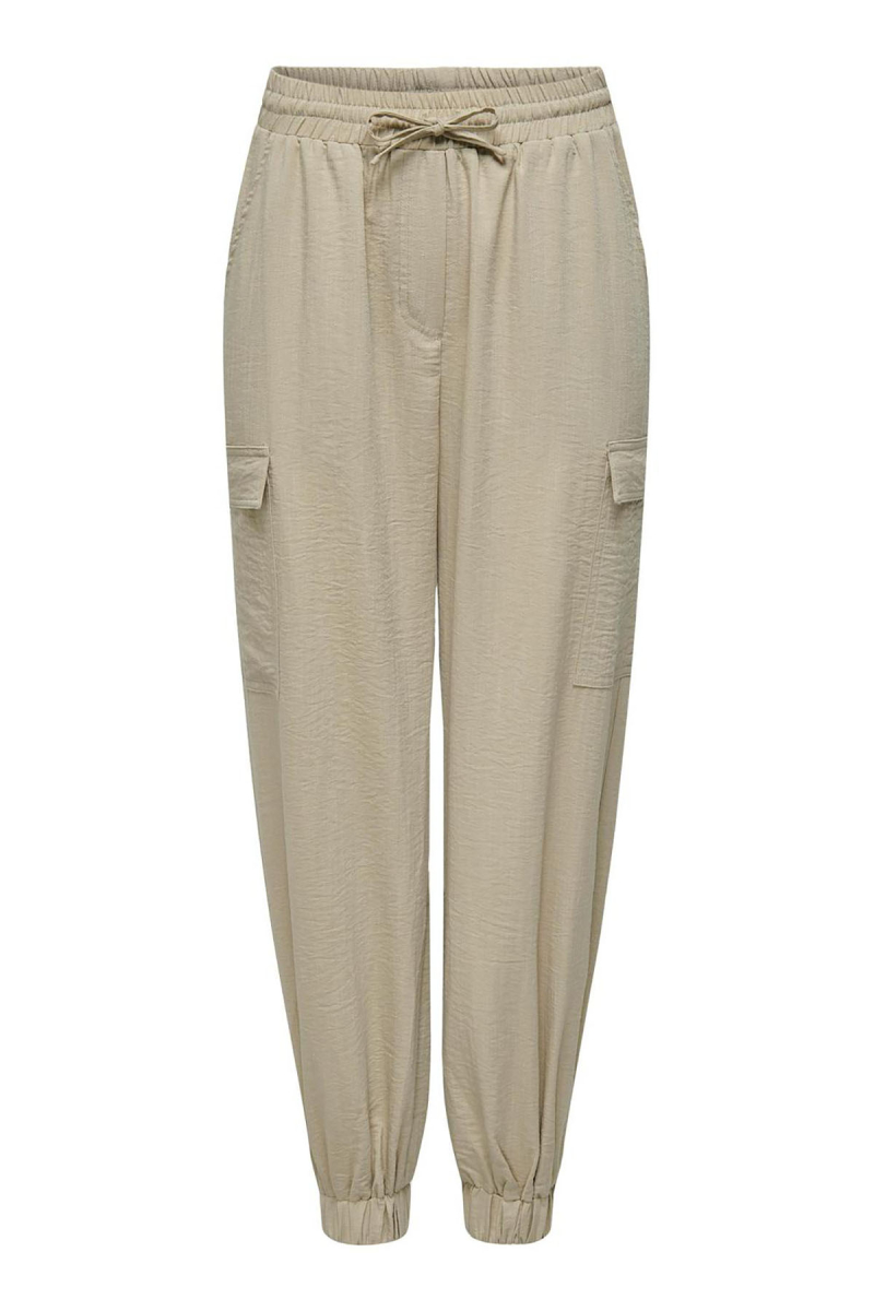 Only Kadın Onlkatınka Yüksek Bel Kargo Pantolon 15301008 Bej Bej