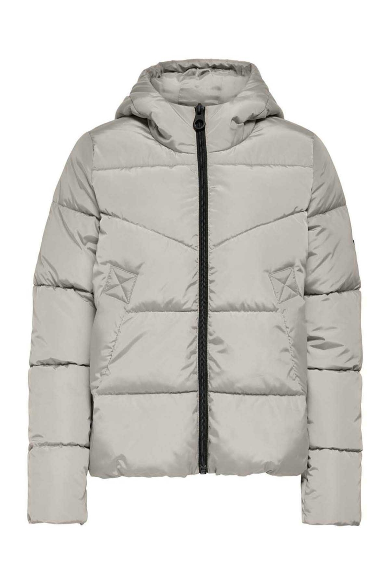 Only Kadın Onlnewamanda Kapüşonlu Mont 15300257 Taş Taş