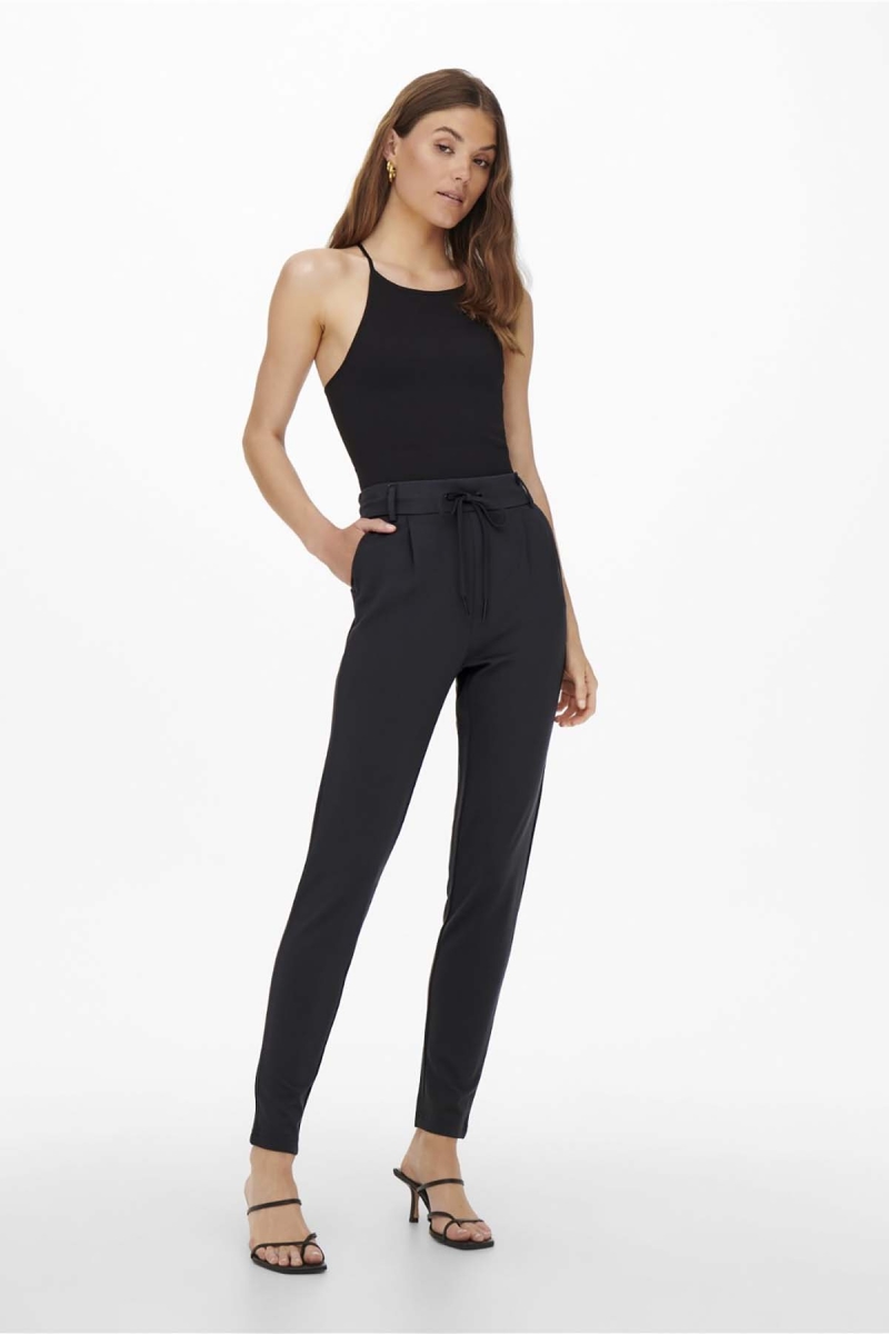 Only Kadın Onlpoptrash Belden Bağlamalı Pantolon 15115847 Lacivert Lacivert