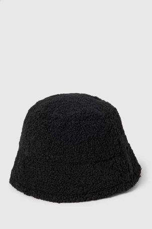 Only Kadın Onlthea Teddy Polar Şapka 15298593 Siyah Siyah
