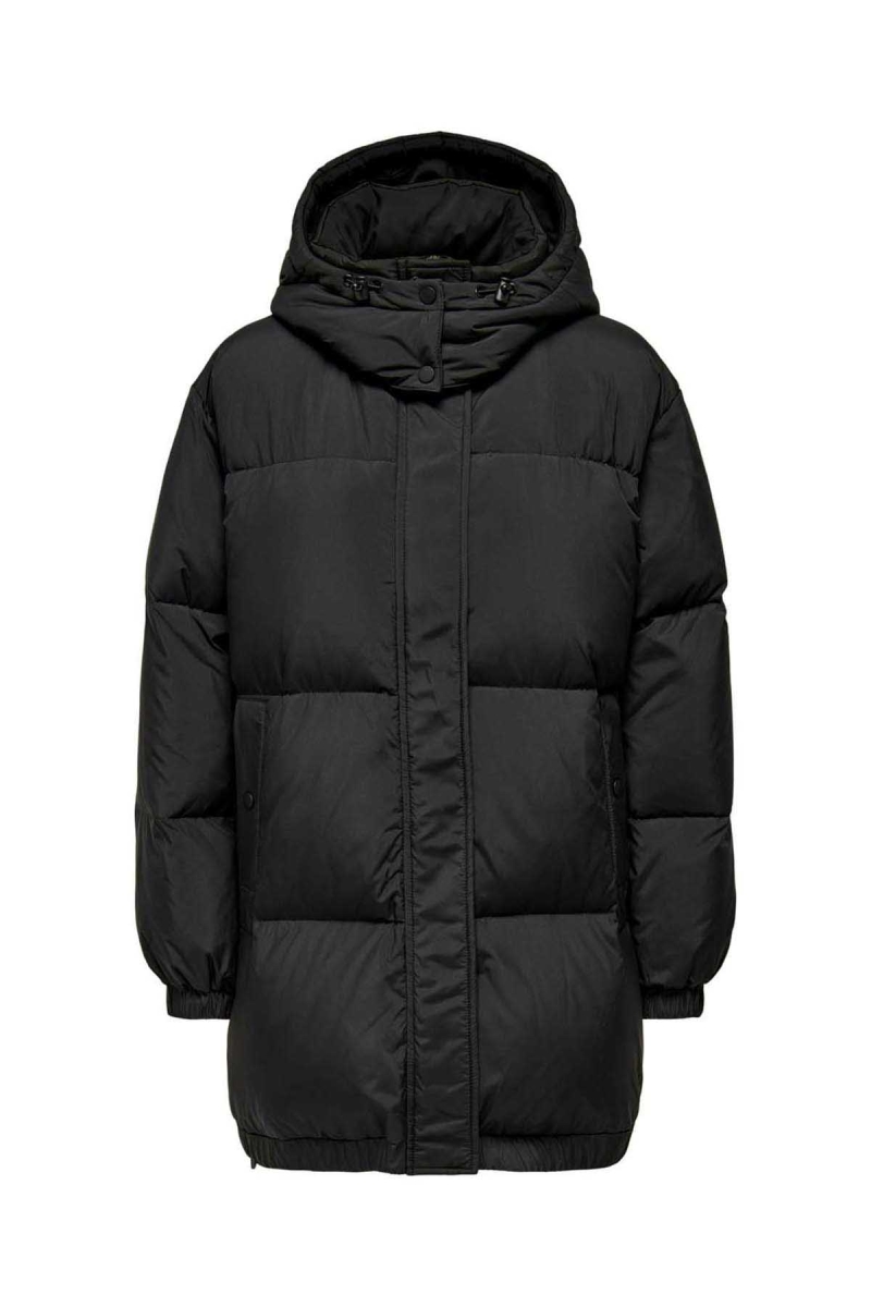 Only Kadın Onlvılma Kapüşonlu Şişme Mont 15294690 Siyah Siyah