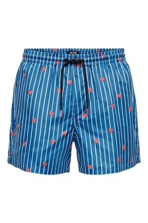 Only & Sons Erkek Onsted Deniz Şortu 22025380 Mavi Mavi