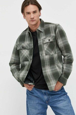 Only & Sons Erkek Onszem Ovr Kapitone Kareli Gömlek 22023584 Yeşil Yeşil
