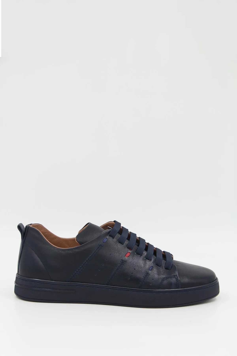 Pierre Cardin Erkek Hakiki Deri Casual Ayakkabı 6123116 Lacivert Lacivert
