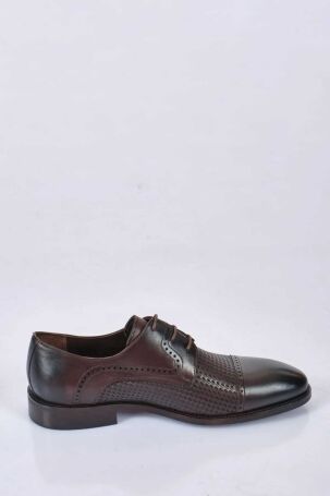 Pierre Cardin Erkek Hakiki Deri Klasik Ayakkabı 4612601-1 Kahverengi Kahverengi