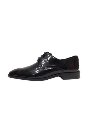Pierre Cardin Erkek Klasik Rugan Ayakkabı 6037039 Siyah Siyah