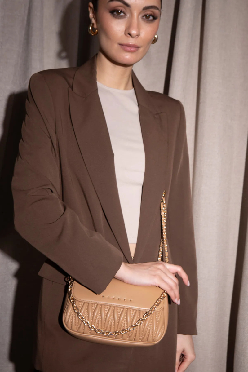 Sisley Kadın Çapraz Çanta SLY181 Camel Camel