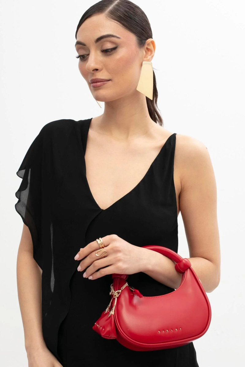 Sisley Kadın El Çantası SLY_342 Kırmızı Kırmızı