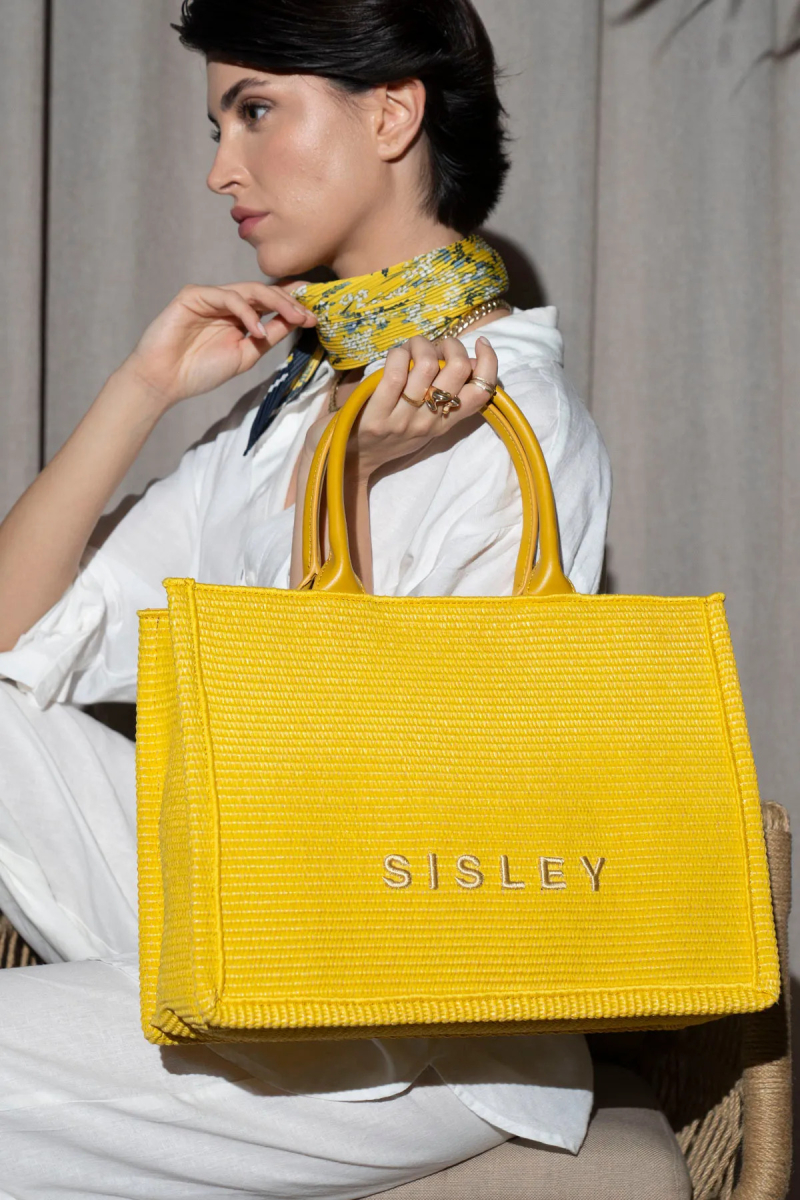 Sisley Kadın El Çantası SLY120 Sarı Sarı