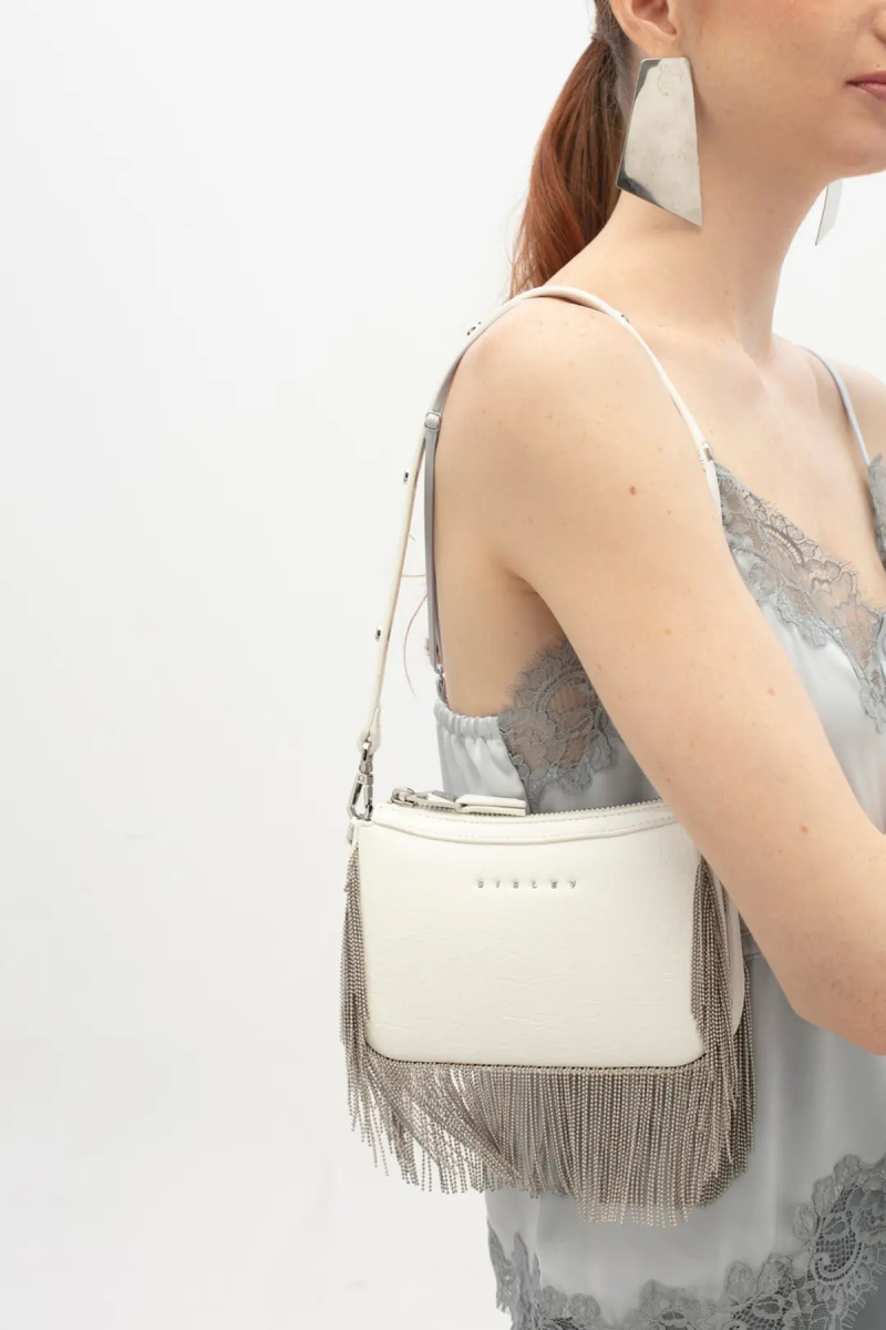 Sisley Kadın Kol Çantası SLY_361 Beyaz Beyaz
