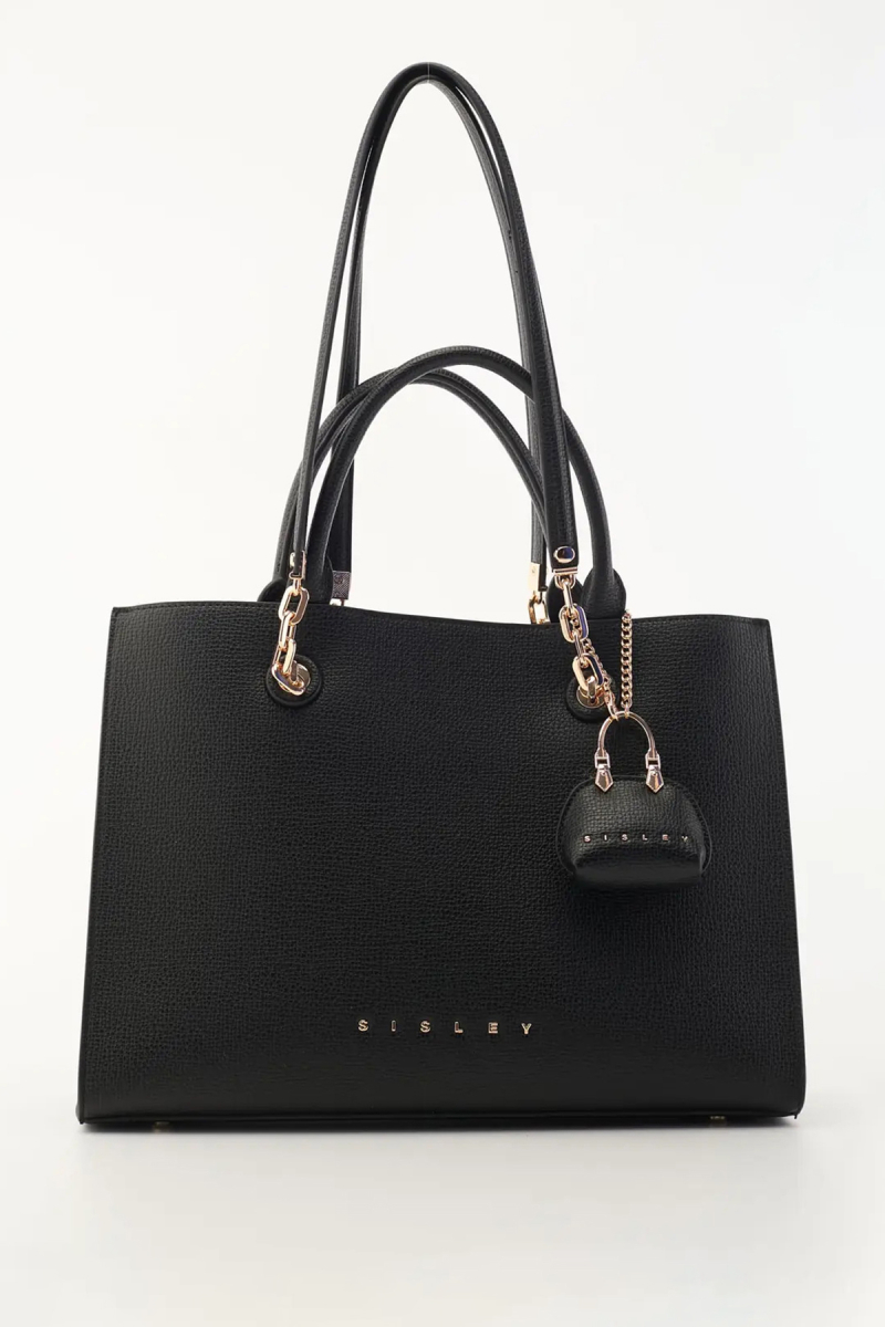 Sisley Kadın Omuz Çantası SLY_363 Siyah Siyah