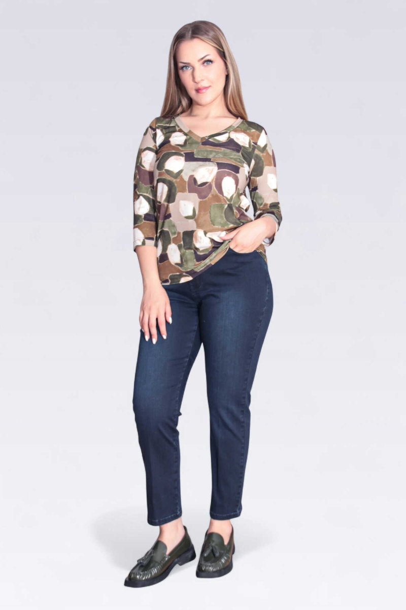 Tolga Saraçoğlu Kadın Dar Paça Bilek Boy Kot Pantolon 30296 Lacivert Lacivert