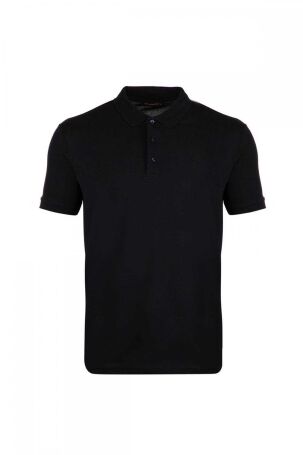 Tony Montana Erkek Polo Yaka T-Shirt 3183603 Siyah Siyah