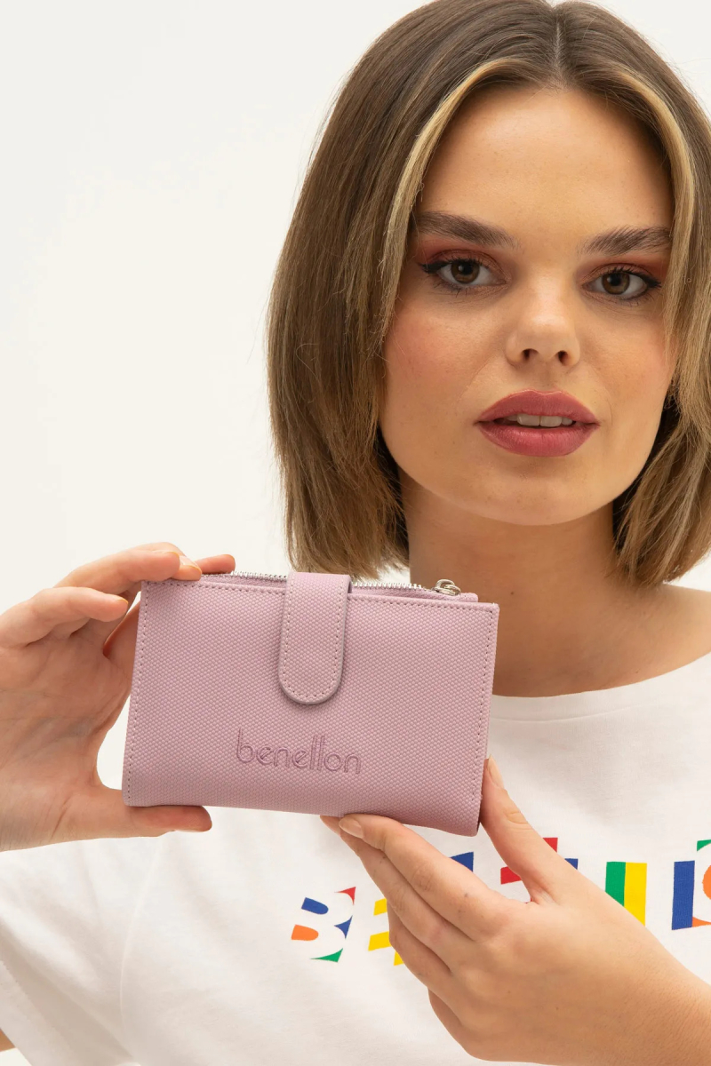 United Colors of Benetton Kadın Cüzdan BNT1300 Lila Lila