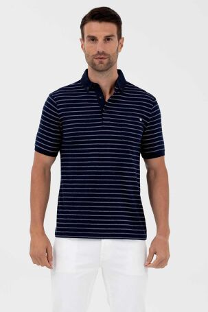 U.S. Polo Assn. Erkek Polo Yaka T-Shirt 1573730 Lacivert Lacivert