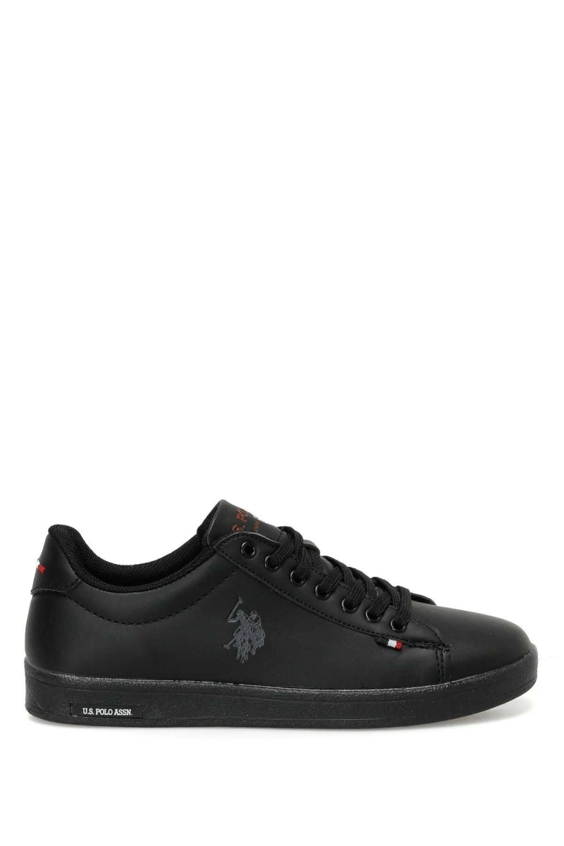 U.S. Polo Assn. Kadın Franco Wmn Sneaker Ayakkabı Siyah Siyah