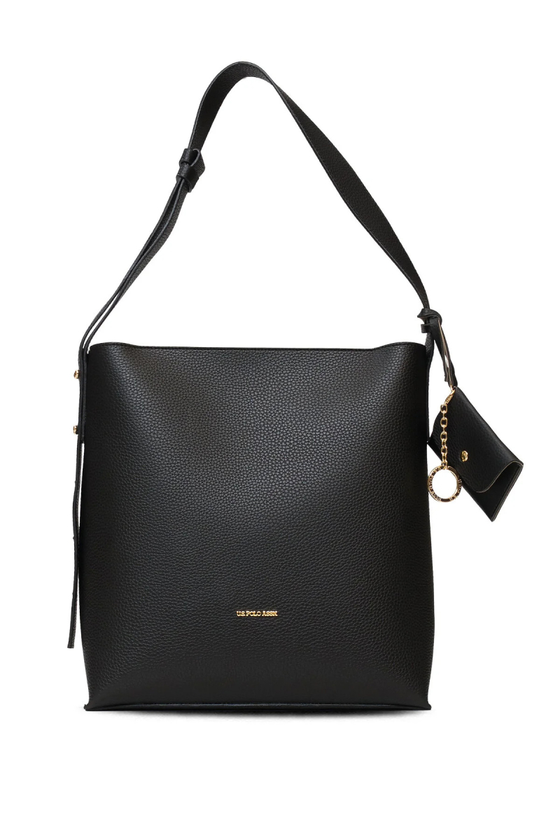 U.S. Polo Assn. Kadın Omuz Çantası Us25545 Siyah Siyah
